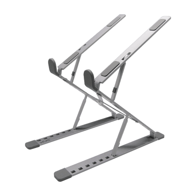Base portable de aluminio tipo stand de 7-posiciones Hasta 15.6-PULG, Color Plateado, marca  XUE® ZX