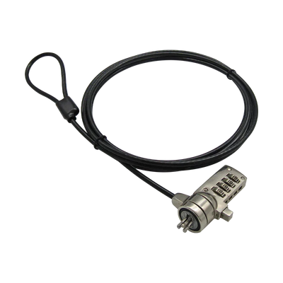 Guaya de seguridad para portátil 4-Dígitos XUE® Slot Standard 3.5mm | Monitores y Portátiles