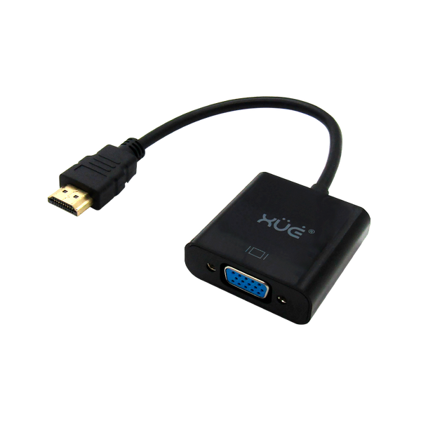 Convertidor HDMI a VGA FHD 1920x1080P con Audio marca XUE PCS FOR ALL SAS