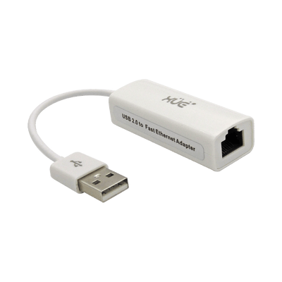 Convertidor USB 2.0 A LAN 10/100 RJ45,Color Blanco CH9152, Marca XUE®