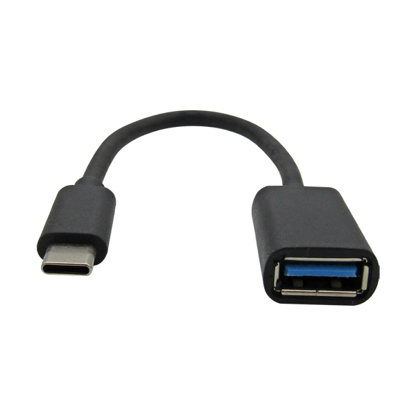 rgzhihuifz Adaptador USB C a USB 3.0 de ángulo recto de 90 grados tipo C  macho a USB A 3.0 hembra convertidor, On The Go (OTG) para teléfonos