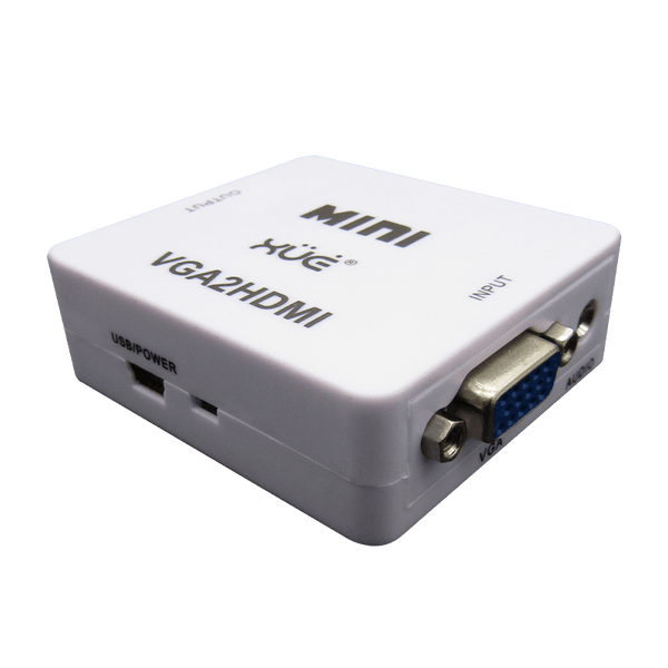 Convertidor VGA Análogo a HDMI 1080P con Audio marca XUE® - PCS FOR ALL SAS