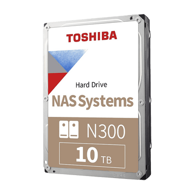 Disco Duro Toshiba N300 NAS 10TB 3.5" SATA III 7200 RPM | HDWG71AXZSTA