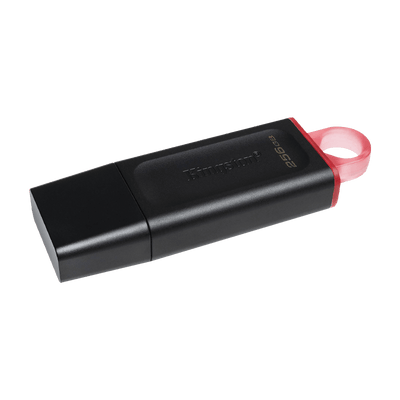 Memoria USB 3.2 256GB Kingston EXODIA Negra con tapa roja  DTX/256GB