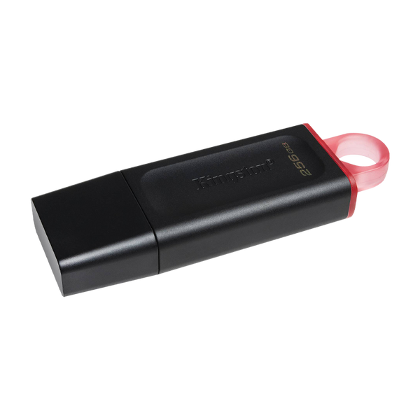 Memoria USB 3.2 256GB Kingston EXODIA Negra con tapa roja DTX/256GB - PCS  FOR ALL SAS