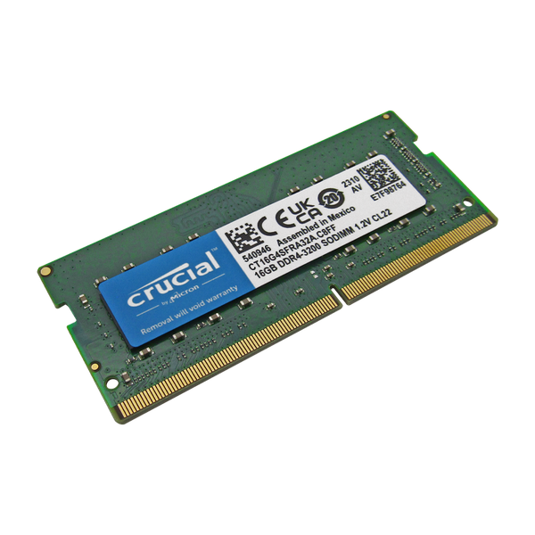 Memoria Ram 16gb Ddr4 Crucial 3200mhz para portátil CT16G4SFRA32A
