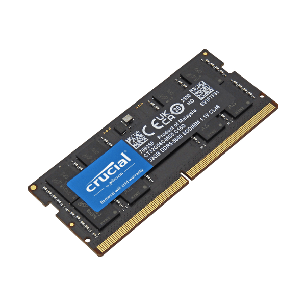 Memoria RAM para Laptop DDR5 PC5-44800 32GB 5600MHZ CL36 LAPTOP  CRUCIAL CT32G56C46S5