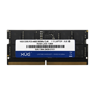 Memoria RAM DDR5 16GB 5600MHz PC5-44800 CL46 Laptop XUE® | 1.1V