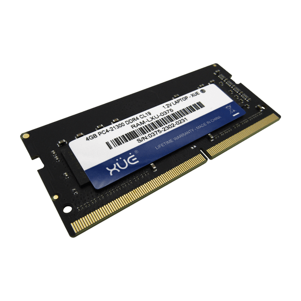 RAM 4GB DDR4 2666MHz Per Laptop – SODIMM 260 Pin, 1.2V, CL19, Non-ECC, Per Upgrade Veloce