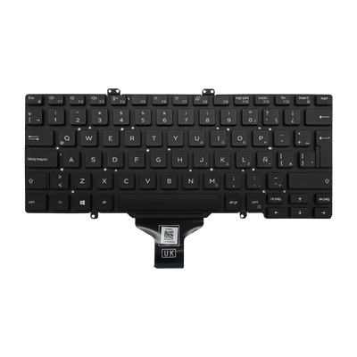 Teclado para portátil DELL Lattitude 7400 3400 5400 7410 V5H1J i5-8, Color Negro, Idioma LA 0NXW9P, Sin Marco (ORG)
