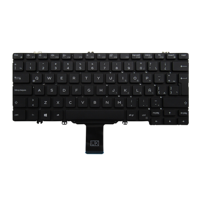 Teclado para portátil DELL Lattitud 5300 7300 01VY95 i5-8 SIN MARCO ESPAÑOL NEGRO SP/LA (ORG)