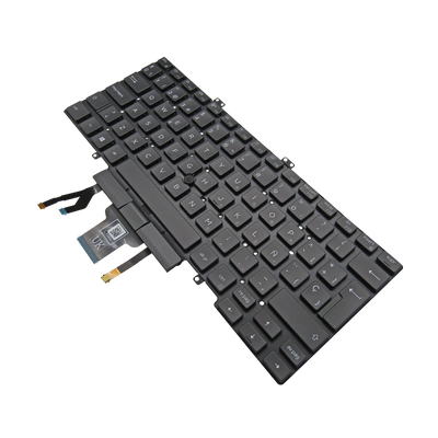 Teclado para portátil DELL Lattitude7400 3400 5400 7410 0KC72T i5-8 NEGRO LA SIN MARCO, W/TRACKPOINT, BACKLIGHT (ORG)