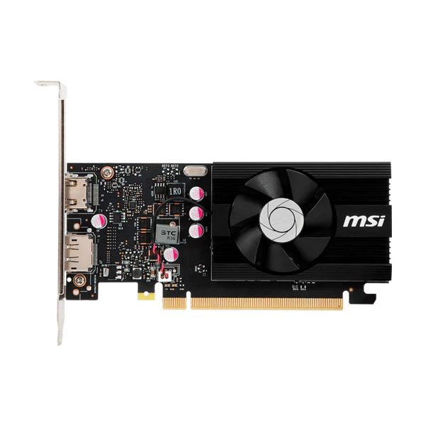 Tarjeta de Video PCIE DDR4 4GB MSI NVIDIA GEFORCE GT1030 DP/HDMI 4GD4 LP OC