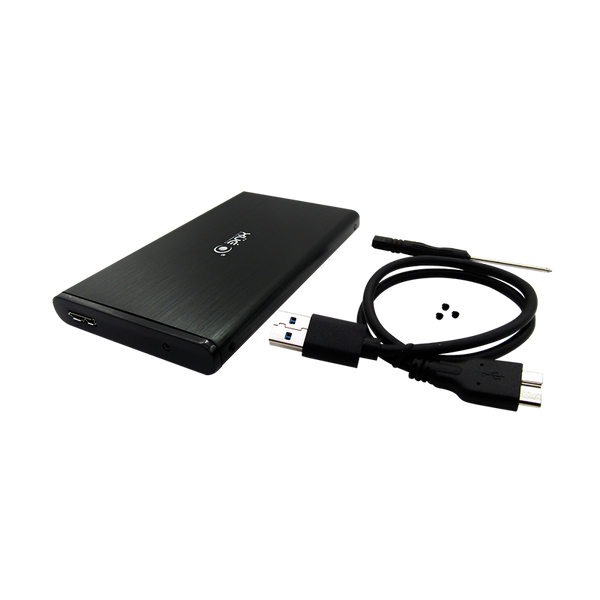 Caja Disco Duro Externo Portátil – 2.5” USB 3.0 SATA HDD Memoria Externa  para Windows para Linux y Laptop – Nego