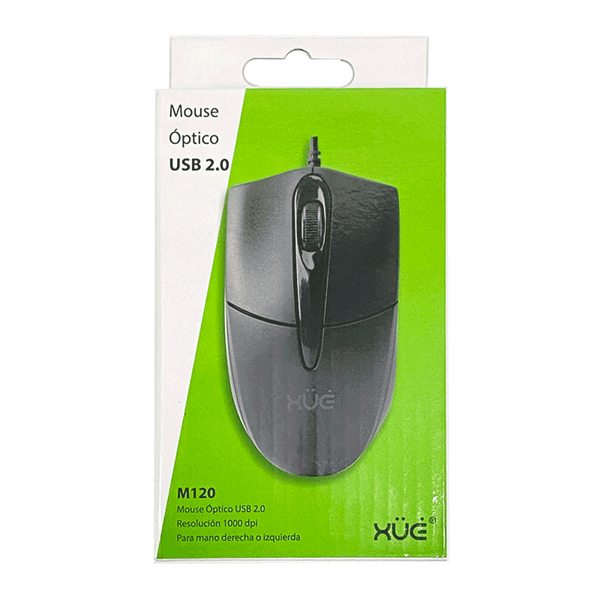 Approx USB Optical Mouse Black ratón Ambidextro USB tipo A Óptico 1000 DPI