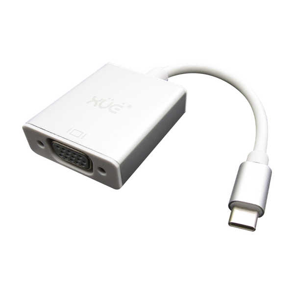 Convertidor USB-C a VGA 1080P (PC y Mac) marca XUE® - PCS FOR ALL SAS