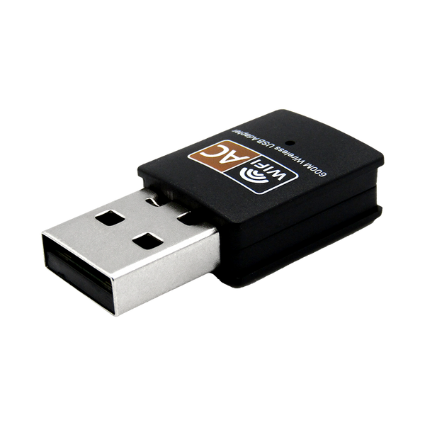 Adaptador USB 2.0 WIFI Dual Band 600Mbps 802.11B/G/N (RTK 8811AU) marc -  PCS FOR ALL SAS