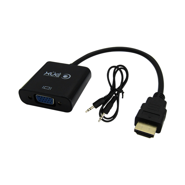 Convertidor HDMI A-Type a VGA AG6200 Chipset con Audio marca XUE® - PCS FOR  ALL SAS