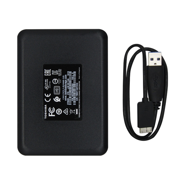 Toshiba Disco Duro HDD Externo Canvio Basics USB-C 1TB Negro