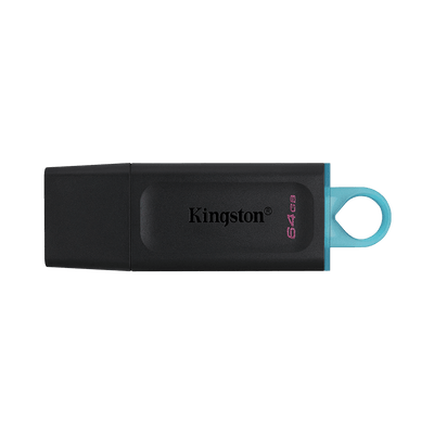 Memoria USB 3.2 64GB Kingston EXODIA negra con tapa DTX/64GB