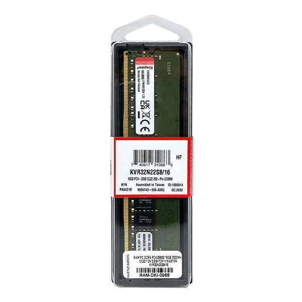 Memoria RAM para Desktop DDR4 PC4-25600 16GB 3200MHZ CL22 1.2V