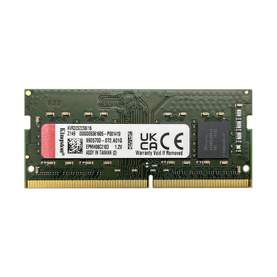 Memoria RAM para portátil DDR4 PC4-25600 16GB 3200MHZ CL22 1.2V laptop, marca Kingston KVR32S22S8/16