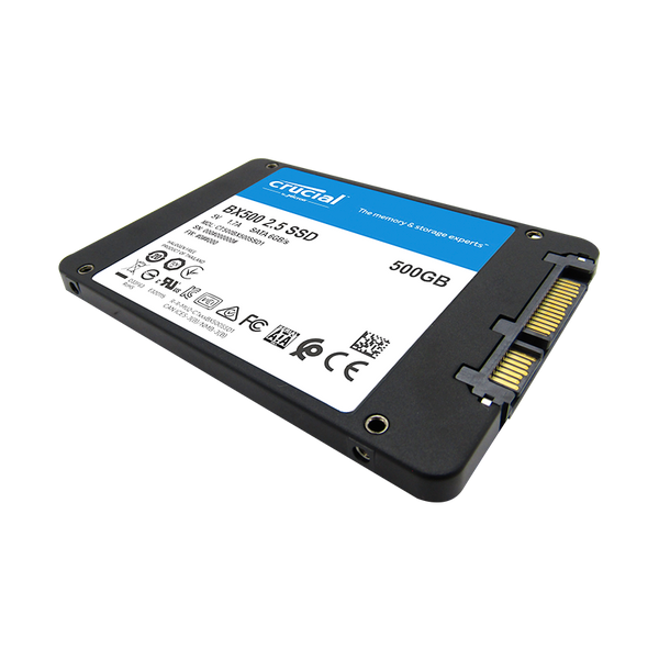 Disque dur SSD Crucial BX500 500 Go, Format 2.5