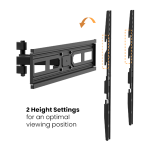 Soporte de Pared para TV 37-80” y 40kg Vesa 600x400 Metal, color negro, XUE®  LPA78-466