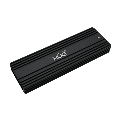 CAJA PCI-E NVME USB-C EXT SSD NVME KEY M & MSATA B+M KEY NEGRO 20Gbps XUE®
