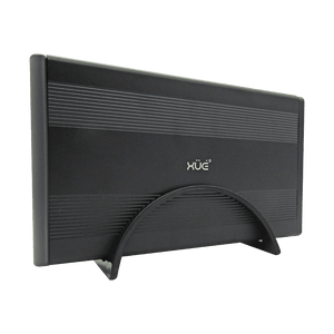 Caja 3,5" SATA USB 3.0 externa para Disco Duro negra, marca XUE. Incluye base Stand