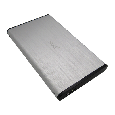 CAJA 2,5" SATA USB 3.0 Externa para Disco Duro y SSD Plateada - PCS FOR ALL SAS