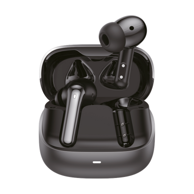 Audífonos Bluetooth V5.3 TWS, con Cancelación de ruido ANC + ENC, USB-C, Color Gris, XUE® XUE-K2ANC