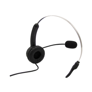 Diadema USB 2.0 XUE® U1 Monoaural con Micrófono Noise Cancelling y Control en Cable 1.8M | Negro Gris