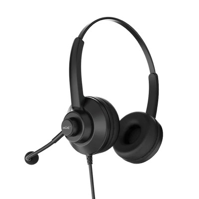 Diadema USB-A XUE® S2 Binaural Metálica | Cancelación de Ruido ENC