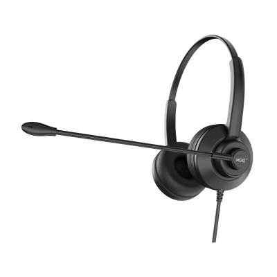 Diadema USB-A XUE® S2 Binaural Metálica | Cancelación de Ruido ENC