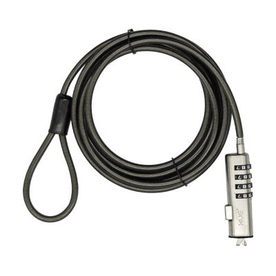 Guaya de seguridad para laptop 4-Dígitos XUE® Noble Wedge 4.2mm | Ranura tipo Cuña