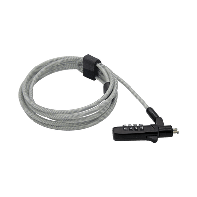 Guaya de seguridad para portátil 4-Dígitos XUE® Slot Nano 4mm | Modelos HP y Lenovo
