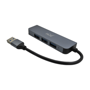 Hub USB 3.0 XUE® | 1 Puerto USB 3.0 + 3 Puertos USB 2.0 – Aluminio Gris Espacial