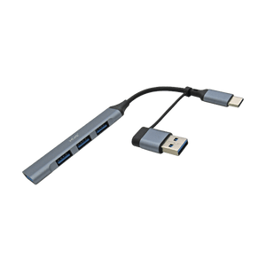 Hub USB 3.0 con 1 Puerto USB 3.0 y 3 Puertos USB 2.0 XUE® | Gris