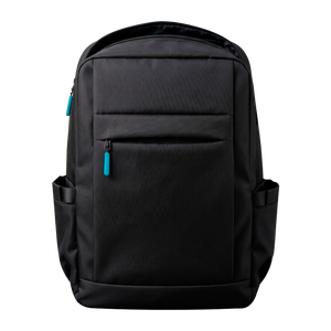 Morral Backpack XUE® para Laptop 15.6" con Bolsillos Laterales Nylon Negro | Impermeable y Resistente