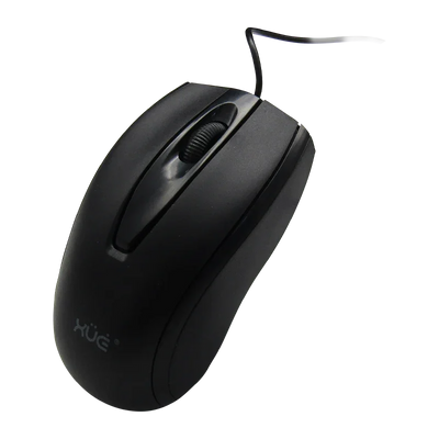Mouse Óptico USB XUE PRO M400 1200 DPI Negro para Oficina