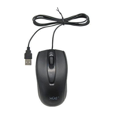 Mouse Óptico USB XUE PRO M400 1200 DPI Negro para Oficina