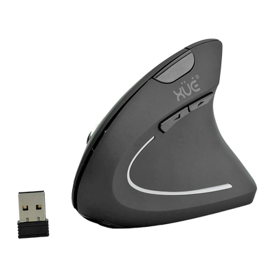 Mouse Ergonómico Inalámbrico XUE® V500 | 1600DPI, BT 5.0 + 2.4GHz