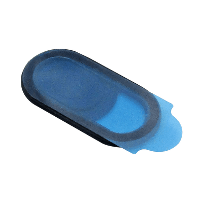 PACK 20UN PROTECTOR DESLIZANTE PARA CÁMARA, 9 X 18MM, ADHESIVO, NEGRO, LAPTOP/TABLET/SMARPHONE