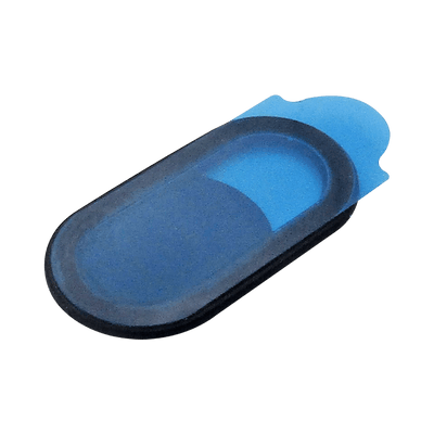 PACK 20UN PROTECTOR DESLIZANTE PARA CÁMARA, 9 X 18MM, ADHESIVO, NEGRO, LAPTOP/TABLET/SMARPHONE