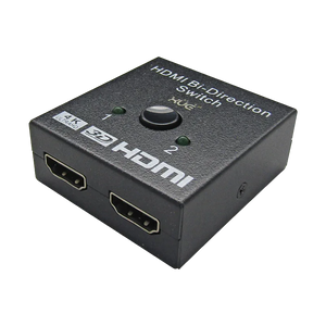 Switch  HDMI 4K/60HZ 2-A-1  Bidireccional, color Negro, marca XUE®