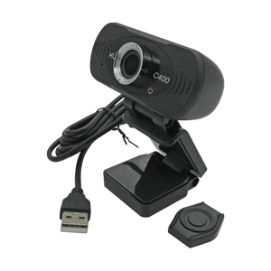 Cámara Webcam USB 2.0 FHD 1080P 1920x1080, Mic Digital, color Negro XUE® C400