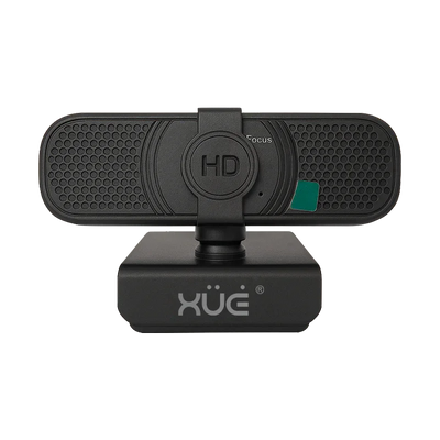 Webcam 2K USB XUE® Capture Pro C500 2560×1440p AF y Doble Micrófono | Negro