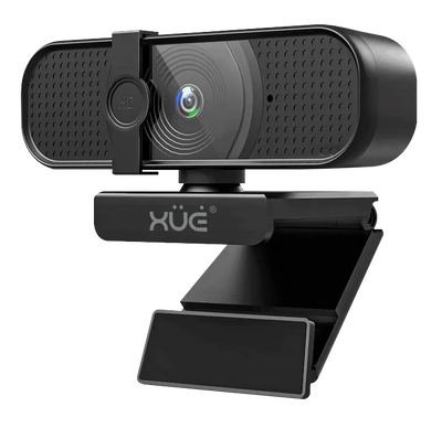 Webcam 2K USB XUE® Capture Pro C500 2560×1440p AF y Doble Micrófono | Negro
