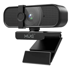 Cámara Webcam USB 2K 2560 x 1440p con Doble Mic AF Colo Negro, marca  XUE® CAPTURE PRO C500